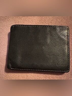 Timberland Black Leather Men's Wallet - Classic Bifold